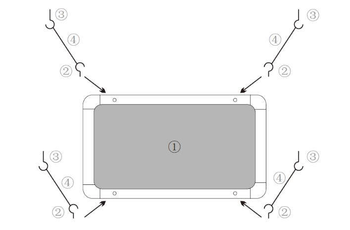 三恩時(shí)吊式看樣臺(tái)部件介紹01