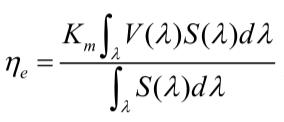 光效率的計算式